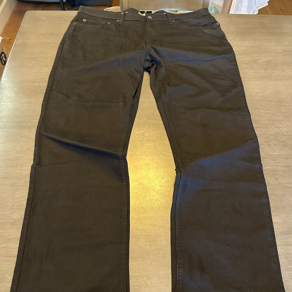 Goodfellow Davies Straight Fit Recto Total Flex Mens 38X32 Black Jeans